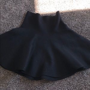 black skirt